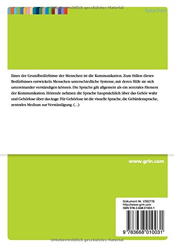 Struktur und Grammatik der Gebärdensprache - 2