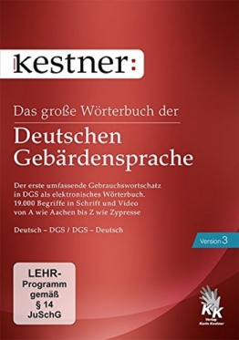 Das große Wörterbuch der Deutschen Gebärdensprache 3 (PC+MAC) - 1